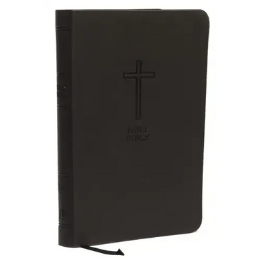 Kjv, Value Thinline Bible, Large Print, Leathersoft, Black, Red Letter Edition, Comfort Print