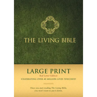 The Living Bible Large Print Red Letter Edition