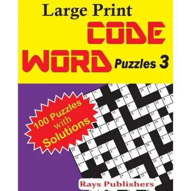 Large Print Code Word Puzzles 3