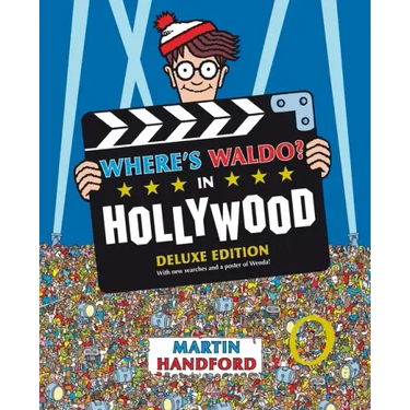 Where's Waldo? in Hollywood: Deluxe Edition with New Searches and Collectible Poster (a Hidden Object Activity Book with Search & Find Puzzles and Spo