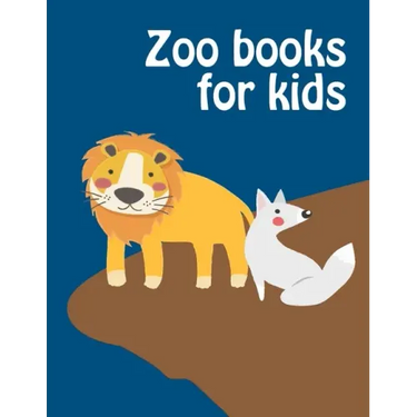 Zoo Books For Kids: coloring pages with funny images to Relief Stress for kids and adults