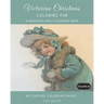 Victorian Christmas Coloring Fun: A Grayscale Adult Coloring Book