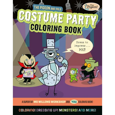 The Pigeon and Pals Costume Party Coloring Book