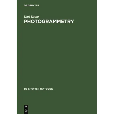 Photogrammetry: Geometry from Images and Laser Scans