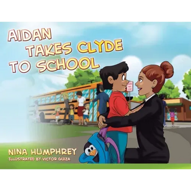 Aidan Takes Clyde to School