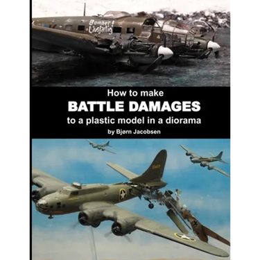 How to make BATTLE DAMAGES to a plastic model in a diorama