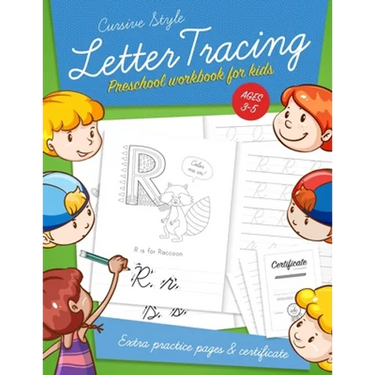 Letter Tracing Preschool workbook for kids ages 3-5: Learn to write activity workbooks, abc alphabet writing paper lines. Kindergarten preschoolers ha
