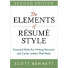 The Elements of Resume Style Softcover