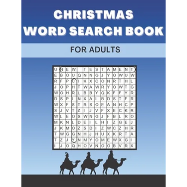 Christmas Word Search Book For Adults: Large Print Christian Puzzles Perfect Gift For Kids Colorbook 2 in 1