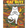 Cat Butt: Hilarious Funny Farting Yoga Cat Fancy Adult Coloring Book For Cat Lovers