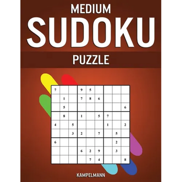 Medium Sudoku Puzzle: 400 Medium Sudokus with Solutions
