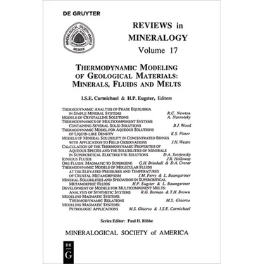 Thermodynamic Modeling of Geologic Materials: Minerals, Fluids, and Melts