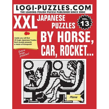 XXL Japanese Puzzles: By horse, car, rocket...