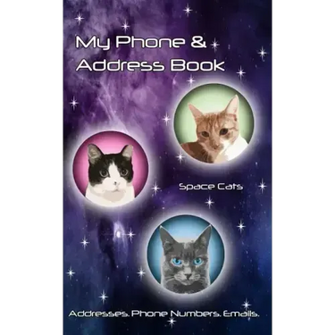 Space Cats Address Book: Phone Numbers and Email