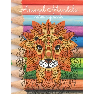 Animal Mandala Coloring Book: Stress Relaxation Animals Design
