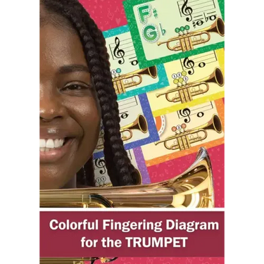 Colorful Fingering Diagram for the Trumpet: Trumpet Fingering Chart