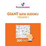 Giant 16x16 Sudoku: Volume 1: 200 Giant 16x16 Sudoku