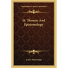 St. Thomas and Epistemology