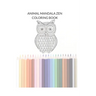 Animal Mandala Zen Adult Coloring Book