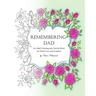 Remembering Dad: An Adult Coloring Book for Grief, Loss and Comfort