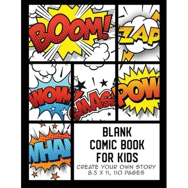 Blank Comic Book for Kids: Create Your Own Story, Comics & Graphic Novels