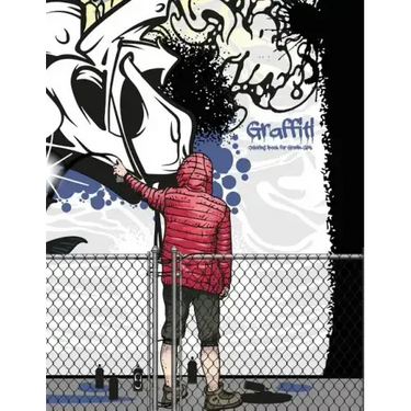 Graffiti Coloring Book for Grown-Ups 1