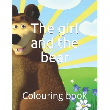 The girl and the bear: Colouring book