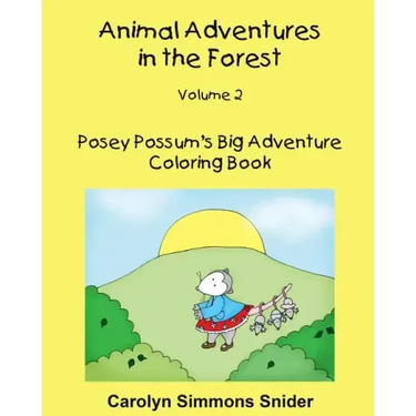 Posey Possum's Big Adventure Coloring Book