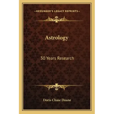 Astrology: 30 Years Research