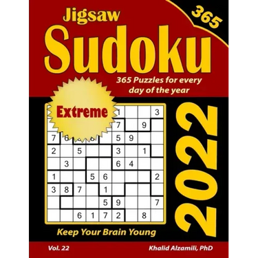 2022 Jigsaw Sudoku: 365 Extreme Puzzles for Every Day of the Year: Keep Your Brain Young