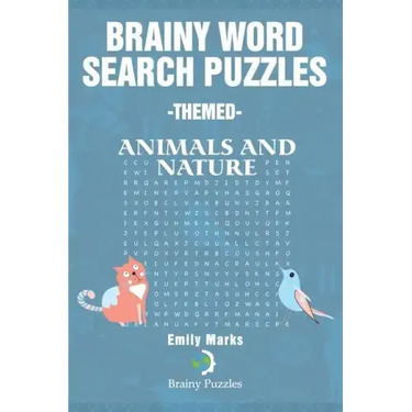 Brainy Word Search Puzzles -Themed: Animals and nature