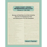 Essex County, Virginia Newspaper Notices, Volume 2, 1736-1952: Marriage and Death Notices and Other Interesting Items from The Rappahannock Ti