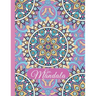 Geo-Mandala: 50+ Unique Geometric and mandala pattern large print adult coloring book for relaxation and stress relief: An Adult Co