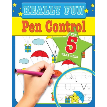 Really Fun Pen Control For 5 Year Olds: Fun & educational motor skill activities for five year old children
