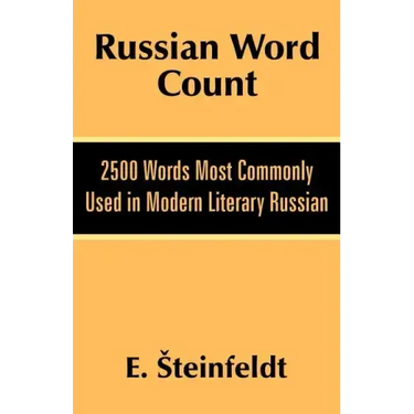 Russian Word Count: 2500 Words Most Commonly Used in Modern Literary Russian