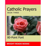 Catholic Prayers Book 3: Gigantic Print Edition