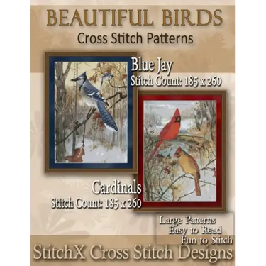 Beautiful Birds Cross Stitch Patterns