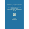 Baptismal and Marriage Records, REV. John Waldschmidt, Cocalico, Moden Krick, Weisseichen Land and Seltenreich, Gemeinde. Lancaster County, Pennsylvan
