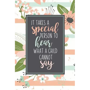 It Takes A Special Person To Hear What A Child Cannot Say: ABA Gifts For Behavior Therapist Autism Teacher Gift Teacher Appreciation For Special Educa