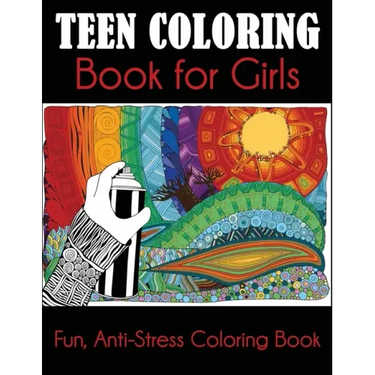 Teen Coloring Book for Girls