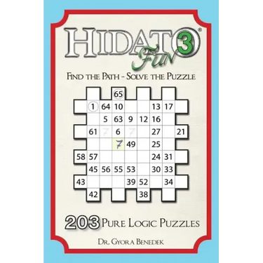 Hidato fun 3: 203 New Logic Puzzles