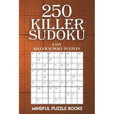 250 Killer Sudoku: Easy Killer Sudoku Puzzles