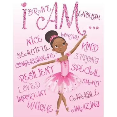 I Am Enough, I Am Special, I Am Unique: Positive Affirmations for African American Girls Empowering Coloring Book for Black and Brown Girls with Natur
