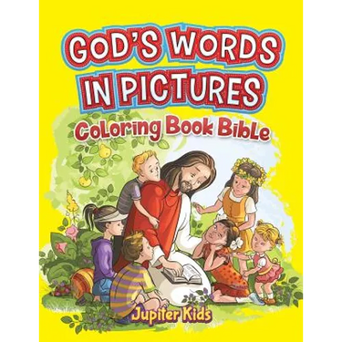 God's Words In Pictures: Coloring Book Bible