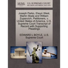 Joseph Perko, Elwyn West, Martin Skala and William Zupancich, Petitioners, V. United States of America. U.S. Supreme Court Transcript of Record with S
