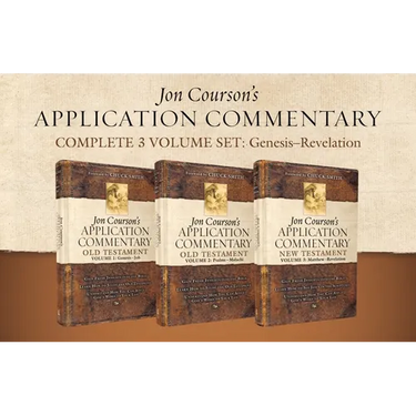Jon Courson's Application Commentary, Complete 3-Volume Set: Genesis - Revelation