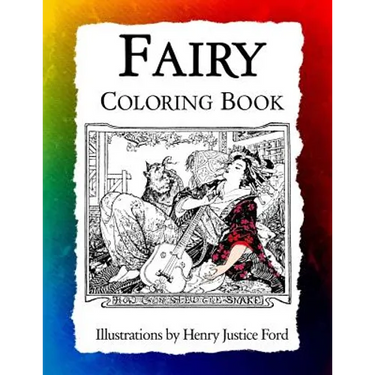 Fairy Coloring Book: Art Nouveau Illustrations by Henry Justice Ford