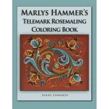 Marlys Hammer's Telemark Rosemaling Coloring Book