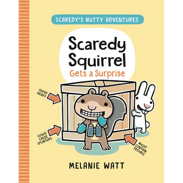Scaredy Squirrel Gets a Surprise: (A Graphic Novel)