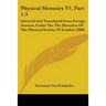 Physical Memoirs V1, Part 1-3: Selected And Translated From Foreign Sources, Under The The Direction Of The Physical Society Of London (1888)